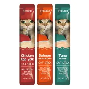 FAENBEI Cat Treat Wet Food Cat Creamy Bar 15g