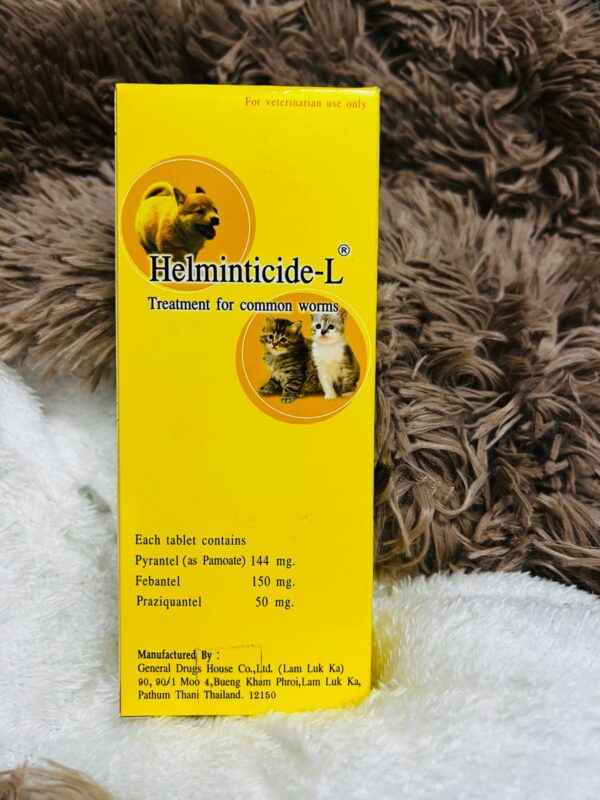 Helminticide-L Deworming Tablet for Pets & Cats -(1 Tablet)