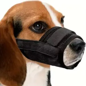MOUTH PROTECTOR MUZZLE Dog Anti-biting Adjustable Belt Mask Plastic Dogs Muzzle Baske