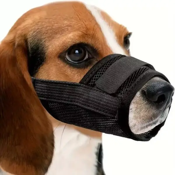 MOUTH PROTECTOR MUZZLE Dog Anti-biting Adjustable Belt Mask Plastic Dogs Muzzle Baske