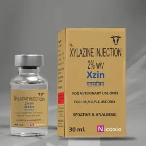 Xylazine Hydrochloride Injection 30ml.