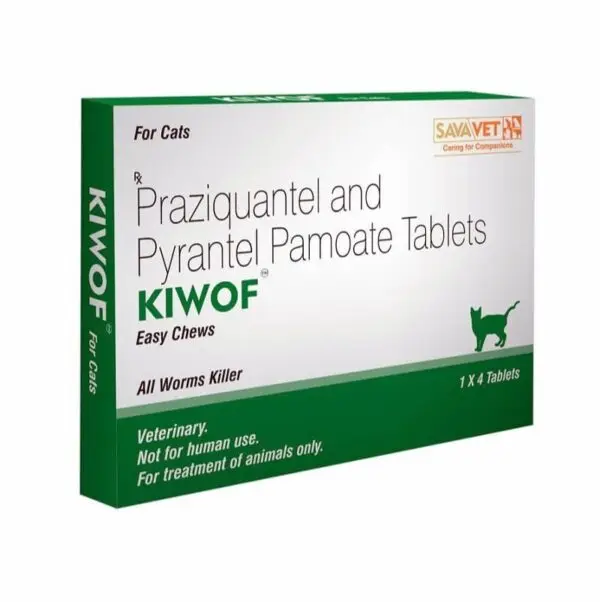 Kiwof Cat Deworming Tablets - Dewormer For cats ( 1 Tablet )